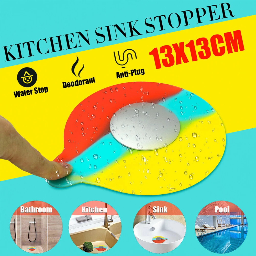 Туалет красочные сливная пробка для воды универсальные силиконовые ...