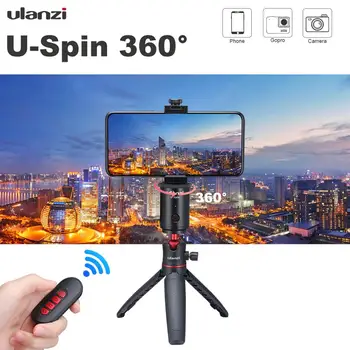 

Ulanzi 360 Rotation Tripod Ballhead Electric Panorama Head Time Lapse Tripod Head for gopro Action Camera DSLR