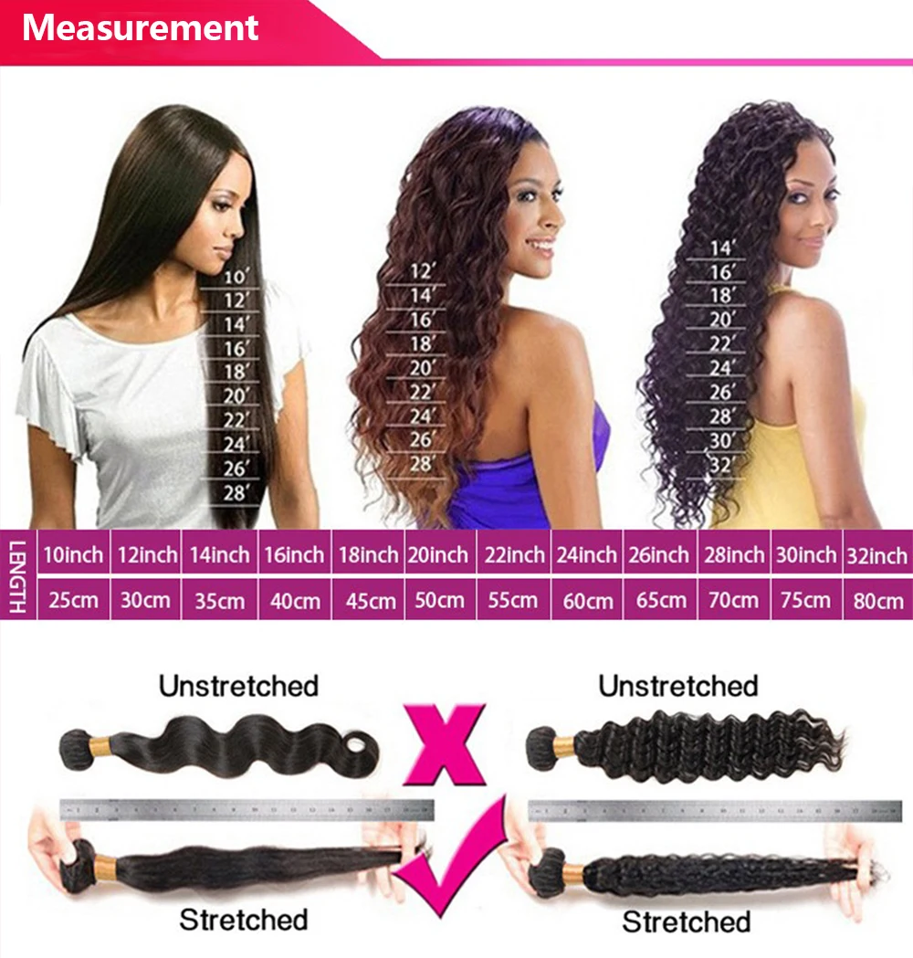 brasileiras da parte dianteira do laço com cabelo do corpo