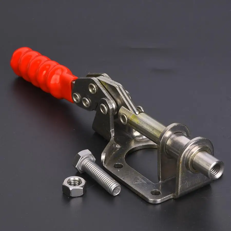 Stronerliou Push Pull Type Quick Release Toggle Clamp SUS304 Welding Fixture Holding Capacity 136KG Stronerliou Push Pull Type Quick Release Toggle Clamp SUS304 Welding Fixture Holding Capacity 136KG
