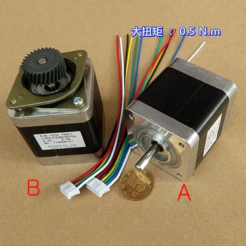 

Minebea 17PM-F438CG07CN two-phase four-wire 42MM stepper motor 2.2V 2A step motor high torque 0.5N.m