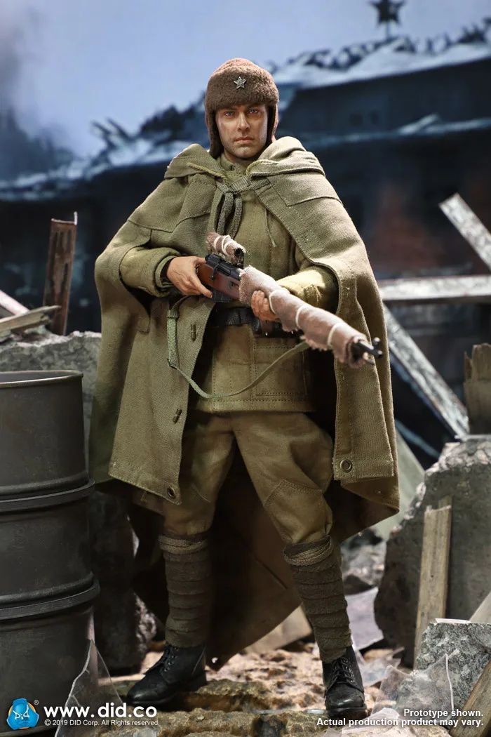 DID R80139B 1/6 советский Снайпер Vassili 2 0 Коллекционная фигурка|Игровые фигурки и