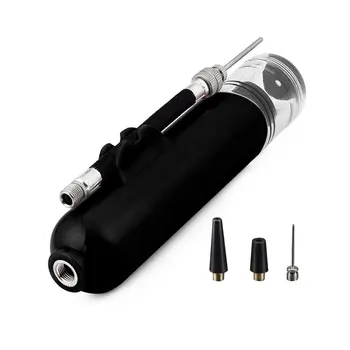 

Portable Mini Plastic 6-in Ball Tire Inflator Outdoor Sports Hand Air Pump Football Soccer Basketball With 3PCS Extra Needles