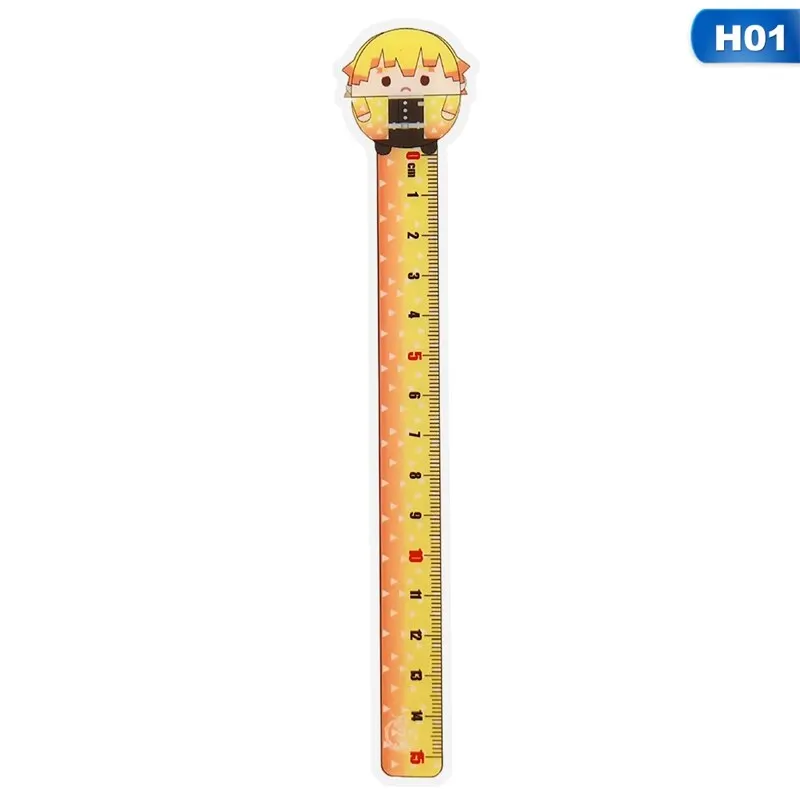 

For 1PC Anime Demon Slayer Cosplay Ruler Measuring Scale Students Cartoon Measure Ruler Gift Stationery For Student