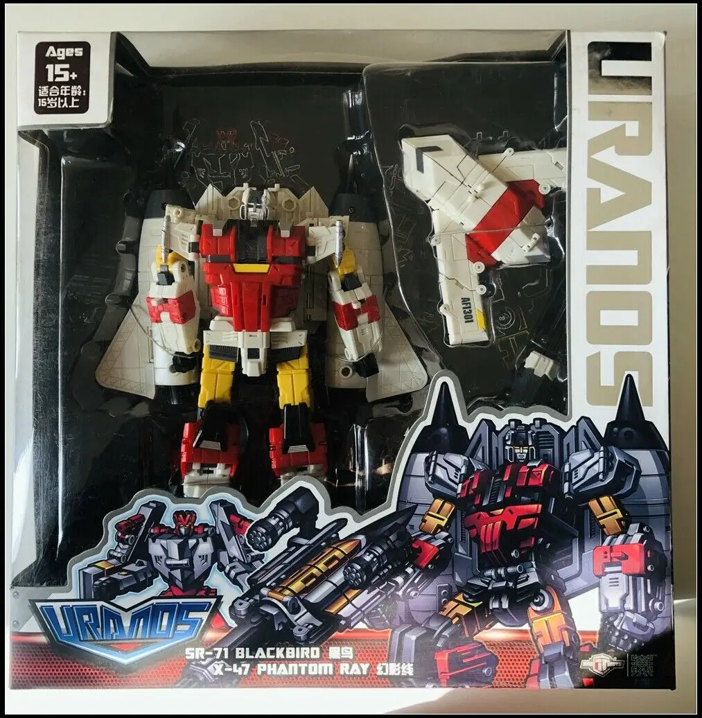 Новое преобразование TFC superion Uranos SR71 Blackbird& X47 Phantom G1 Silverbolt