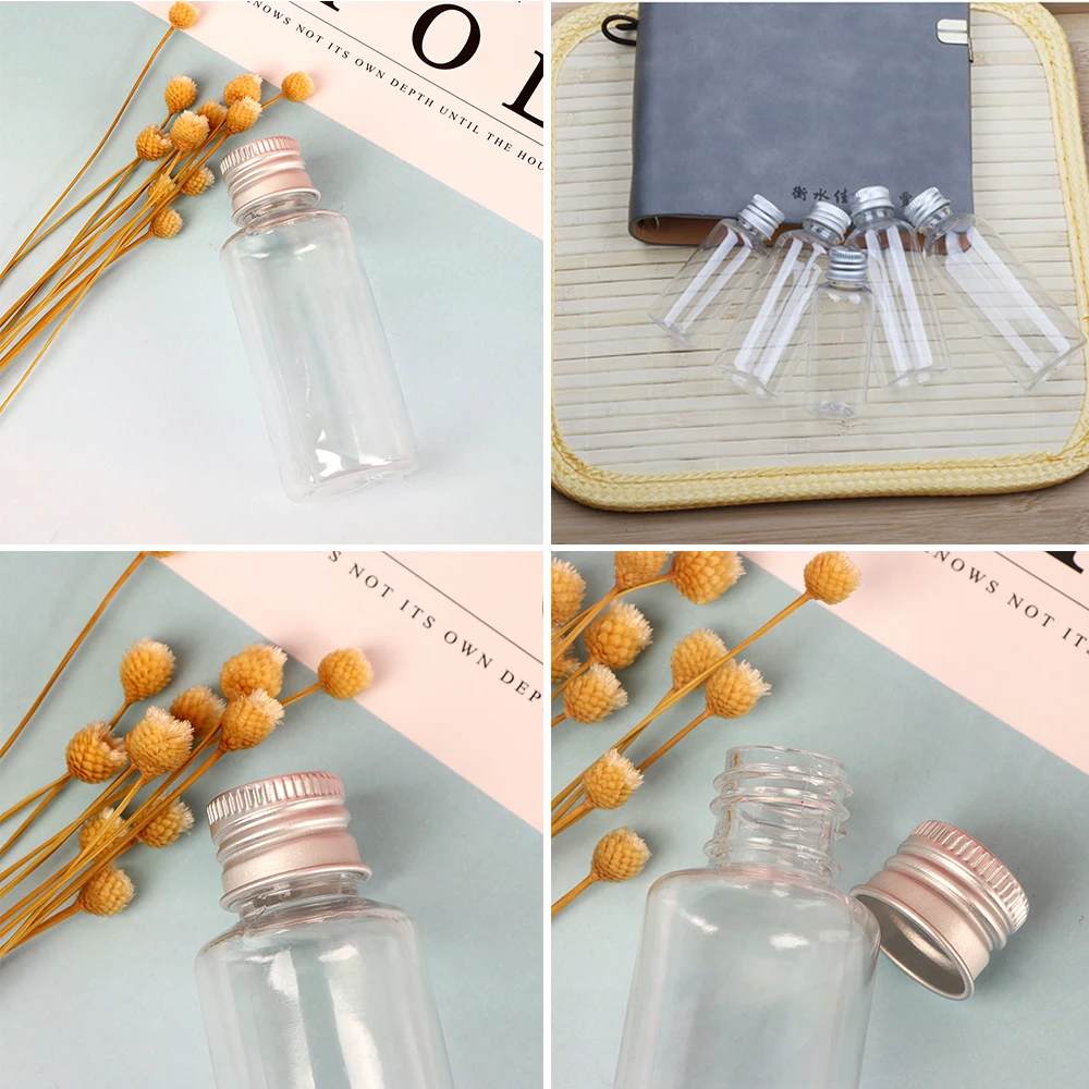 Mini Travel Plastic Empty Bottle Portable Handwashing Fluid Transparent Spray Atomizer Refillable Bottles Storage Jar