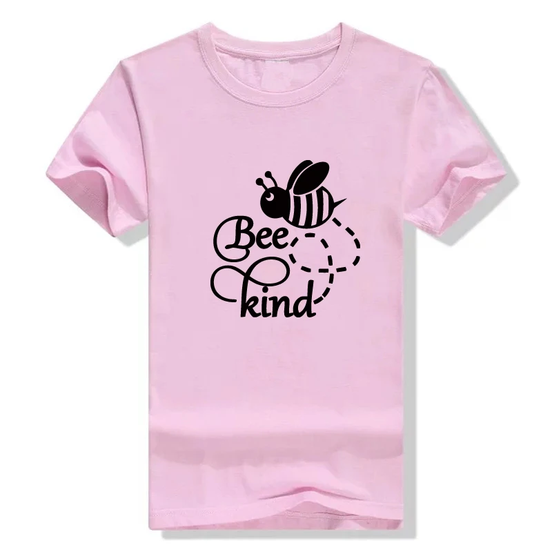 Bee kind Harajuku футболка Женская Повседневная Tumblr Графический Тройник Забавный лозунг