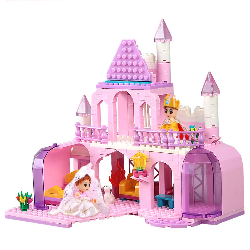 Girls Building Blocks Toys 300 Pieces Princess Castle Toys for Girls