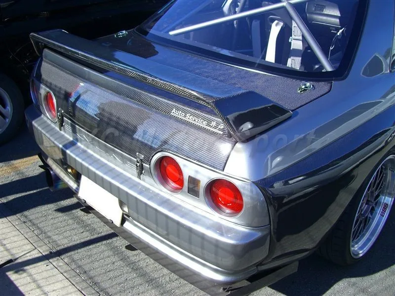 1989-1994 Nissan Skyline R32 GTS GTR OEM Style Trunk CF (12)