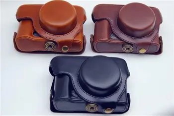 

Camera PU Leather case bag cover with Shoulder strap for Olympus XZ-1 XZ-2 XZ1 XZ2 XZ 1 XZ 2 camera
