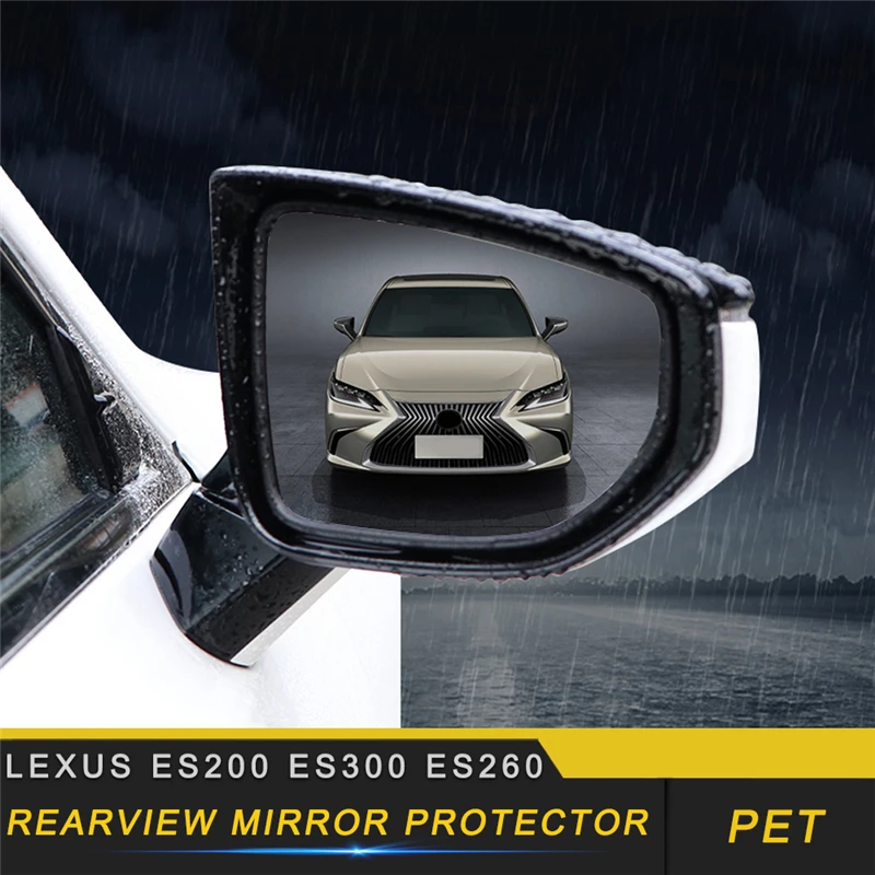 

For Lexus ES 2018 ES200 ES300 ES260 Car Anti Fog Rearview Mirror Film Rainproof Sticker Window Waterproof Protector