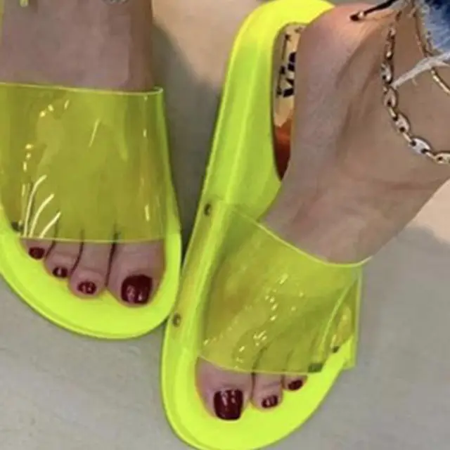 candies bling wedge flip flops