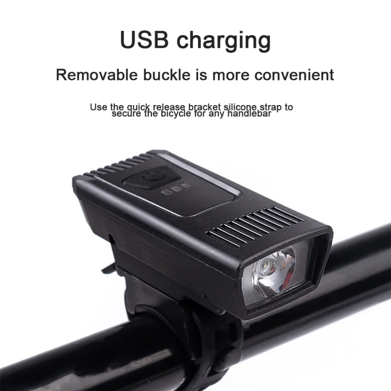 Водонепроницаемый велосипедный светильник USB Перезаряжаемый 4 режима велосипедный передний светильник велосипедный головной светильник велосипедный фонарь Аксессуары для велосипеда