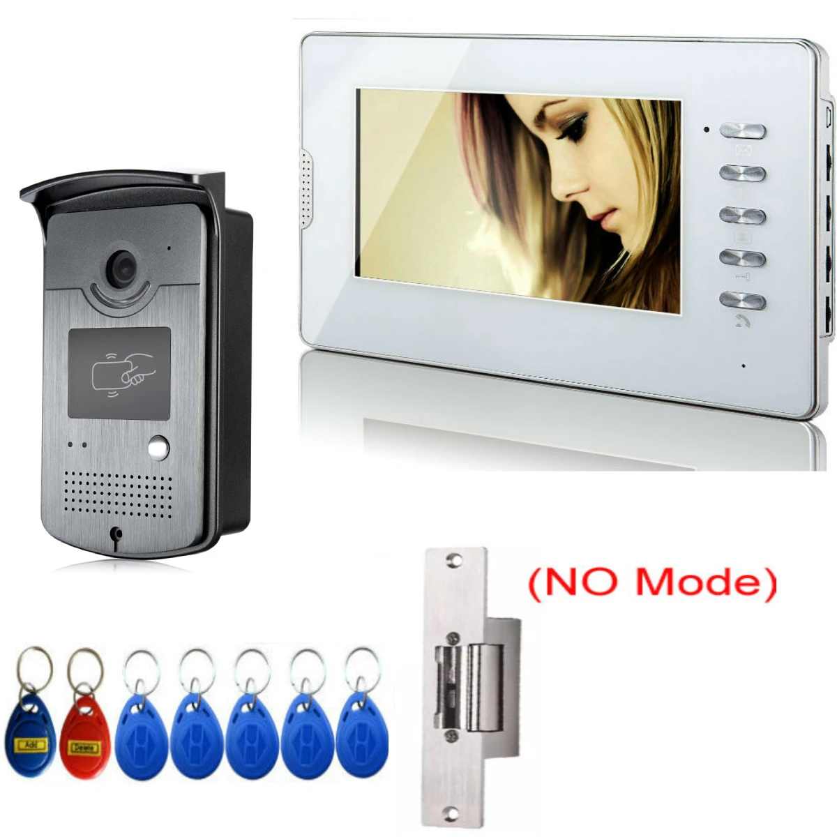 

7-Inch Phone Door Intercom Camera Apartment Intercom Video Doorbell With Camera Residential Security Protection