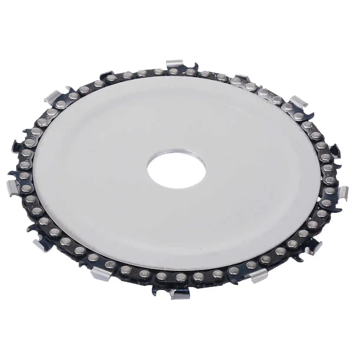 5 Inch Diameter 22mm Arbor Wood Carving Disc 14 Tooth Cut Chainsaw Disc for Angle Grinders Cut Carve Shape