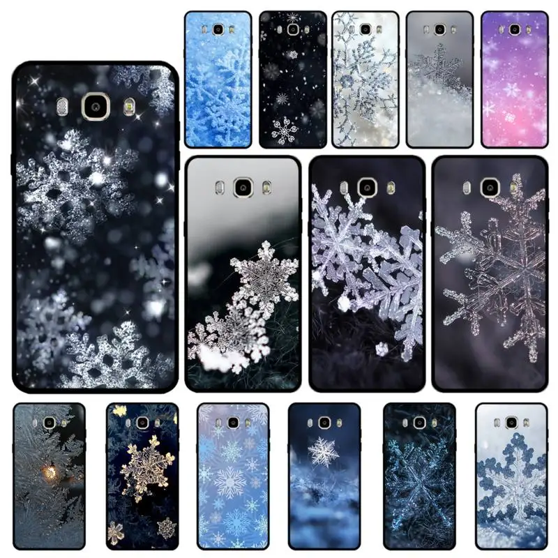 MaiYaCa Winter Snowflakes Phone Case for Samsung J 4 5 6 7 8 prime plus 2018 2017 2016 J7 core | Мобильные телефоны и