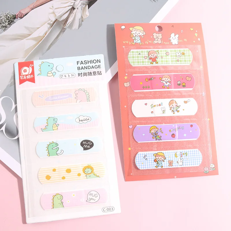 5 unids/set impermeable Cactus patrón Animal vendaje adhesivo niños médico Woundplast tirita herida adhesivo para vestir