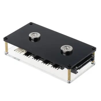 

Chassis Chassis Fan Hub 10 Port 12 V SATA to Fan-Header with 4 Pin PWM Controller Efficient Adhesive CPU Computer Cooling System