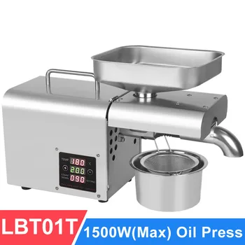 

LBT01T Automatic Cold Oil Press Machine High Extraction Rate Oil Extractor Peanut Coconut Olive Oil Press Machine