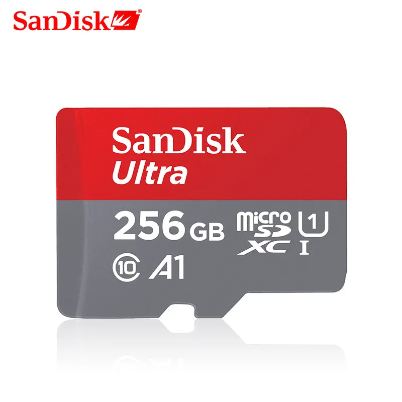 SanDisk Ultra карты памяти 16 ГБ 32 64 128 200 micro SD карта 256 Гб microSD UHS I tf A1 для смартфонов и