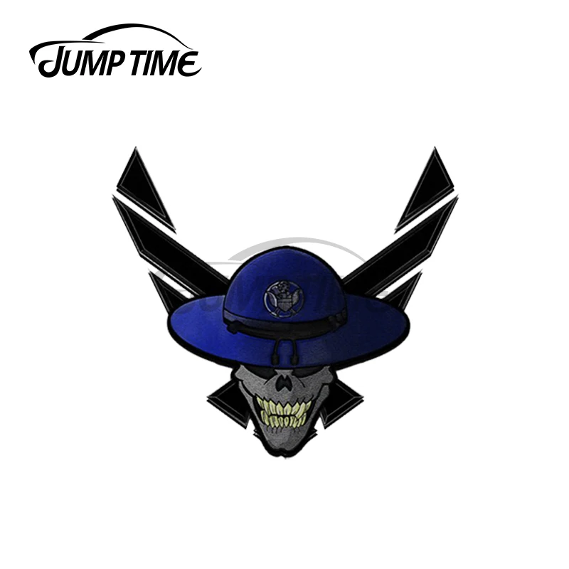 Jump Time 13X11Cm Per Air Force Black Rope Rv Adesivi Per Auto Militari Windows Antigraffio Vinile Car Wrap Decal Impermeabile