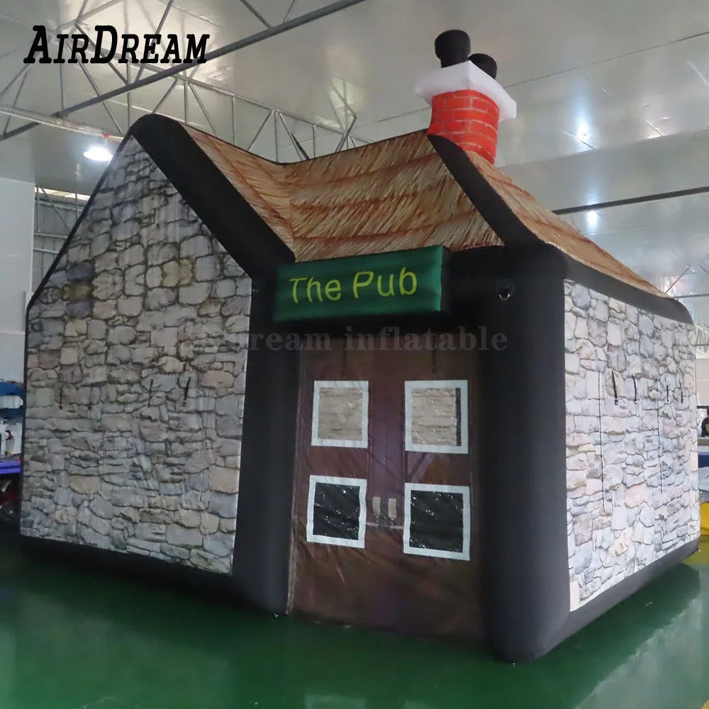 

Wholesale Popular inflatable pub party tent, outdoor inflatable irish bar inn cabin house for event