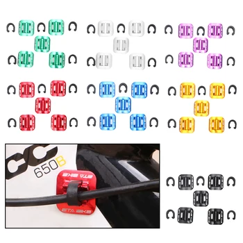 

5 Sets Bicycle Brake Cable Line Fixing Clip Mountain Bike Wire Holder