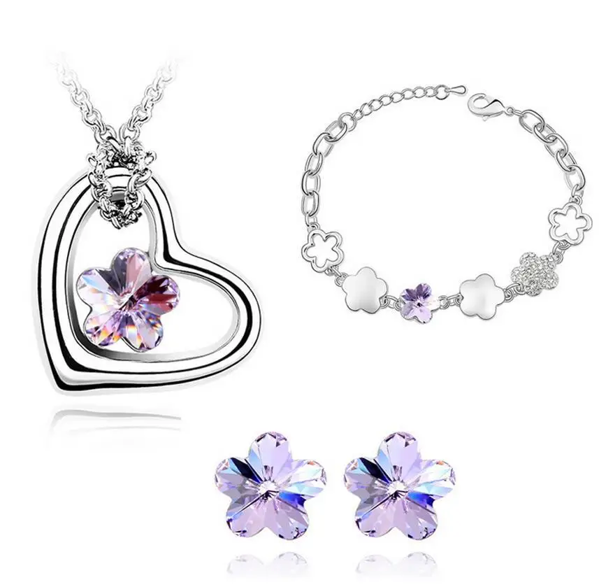 Горячая Посеребренная оптовая продажа Прямая с фабрики цветок кулон ожерелье