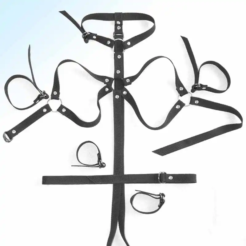 new toughage body restraint slave girls sm bondage chastity belt