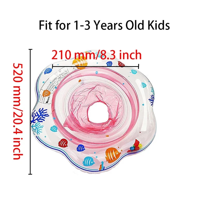 Kids Baby Swimming Ring Durable Inflatable Float Seat Swim Circle With Dual Handle For Baby Toddlers Pool Bathtub Accessories 6
