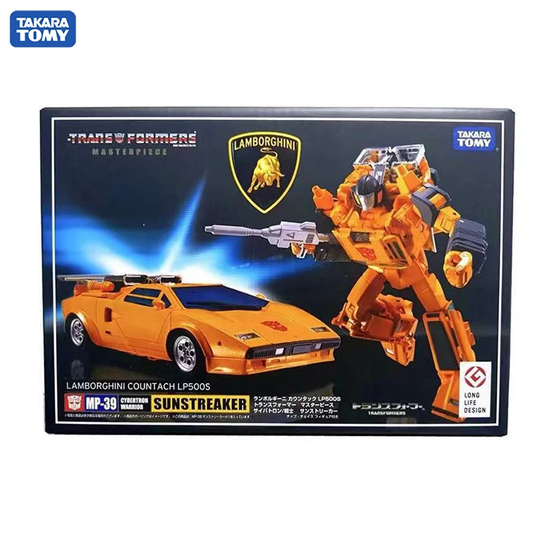 TAKARA TOMY трансформация Автоцистерна металлическая часть 18 см Sunstreaker Фигурка Игрушки Робот-трансформер подарки для детей