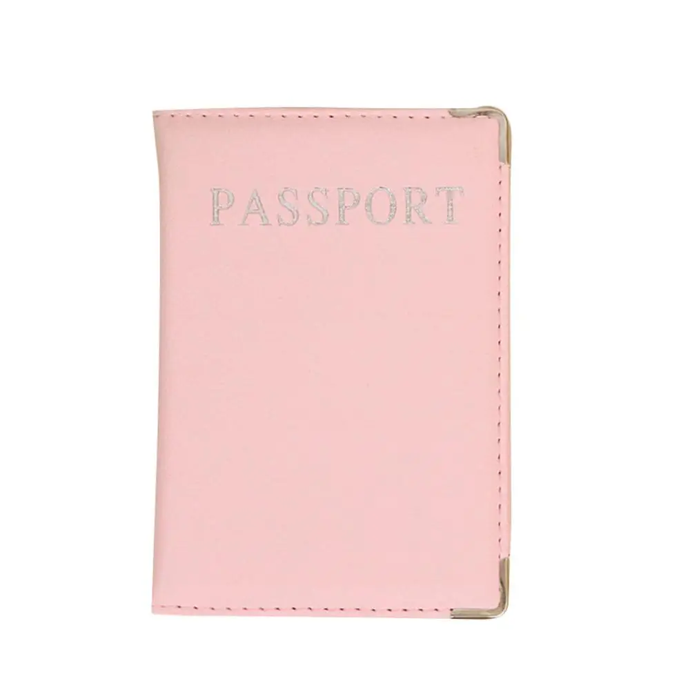 Новая однотонная дорожная Обложка для паспорта, чехол для ID карты, сумка для билетов, защитная сумка из искусственной кожи, кредитная карта, красные, синие сумки, Обложка - Цвет: 7