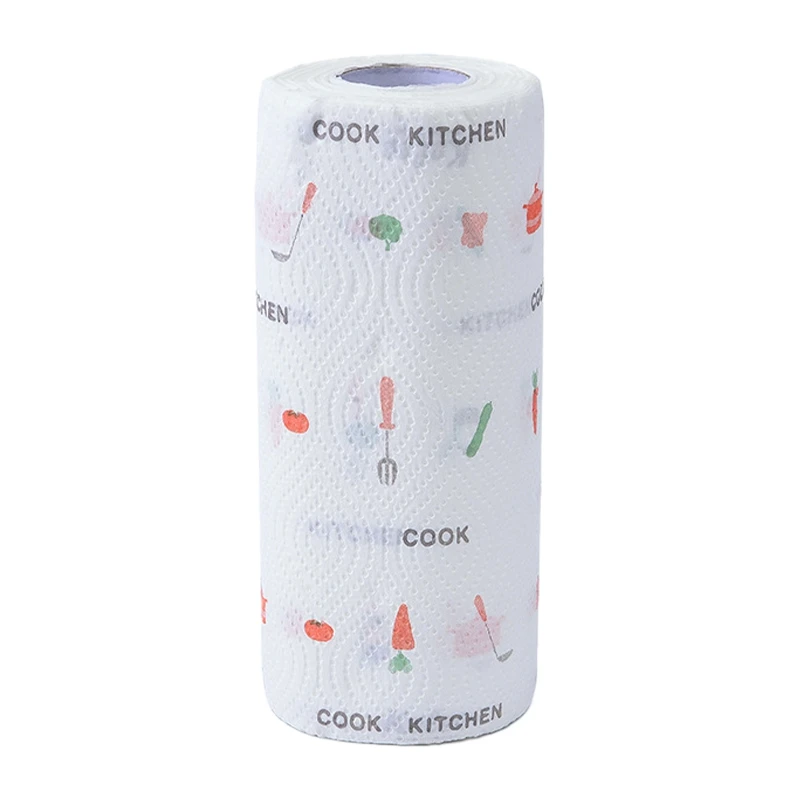 2 рулона бумага для кухни Абсорбирующая и водопоглощающая глубокая жареная