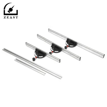 

ZEAST Woodworking 60/80/100cm Band Saw Table Saw Router Table Angle Miter Gauge with Fence/T Slot T Track