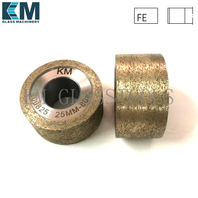! KM 50x22xFE12/15/19/25mm Flat edge (1A1)Peripheral Daimond wheels,Grinding wheel,For glass grinding machine