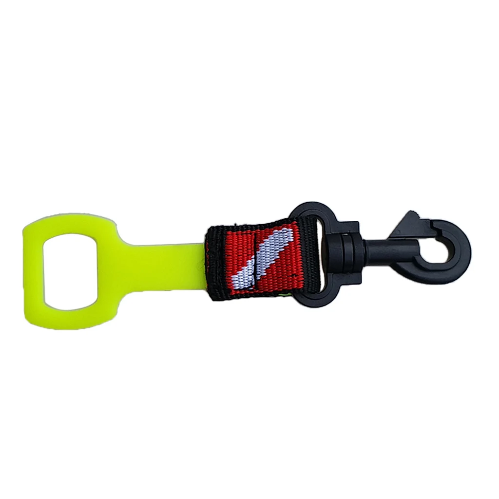 Scuba Diving Regulator Octopus Holder Mouth Piece Keeper with 2.5cm Webbing and Plastic Clip