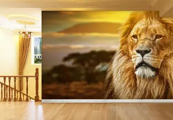 

[Self-Adhesive] 3D Lion 803 Wall Paper mural Wall Print Decal Wall Murals