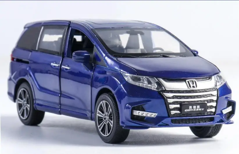 Модель автомобиля Honda Odyssey 1:32 игрушечная машинка из сплава детские игрушки с 6