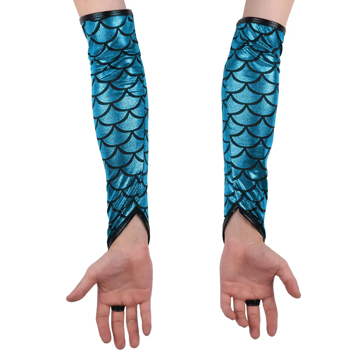 New Sexy Long Leather Gloves Sexy Flirting Hook Finger Gloves Women Fingerless Arm Sleeves Evening Dress Accessories