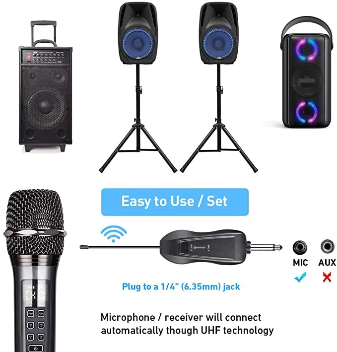 Rechargeable K28Z Wireless Microphone Karaoke