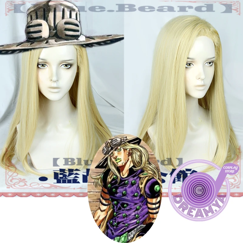 JoJo's Bizarre Adventure Steel Ball Run Gyro Zeppeli Golden Cosplay