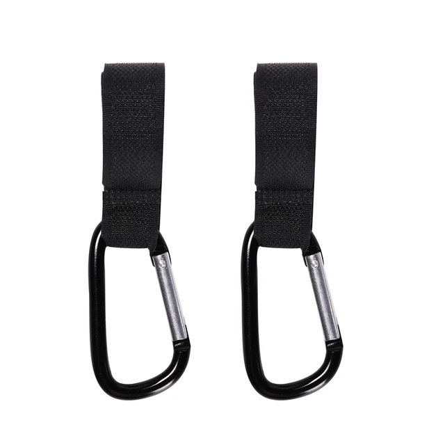 1-2pcs Baby Hanger Baby Bag Stroller Hooks Pram Rotate 360 Degree Baby Car Accessories Stroller Organizer Stroller Accessories black 3