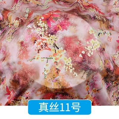 145 см ширина вискозная ткань метр летняя печать шелковая ткань платье набивная ткань оптом шелковая ткань - Цвет: 1