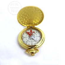 Автомобиль установлен Медь компас G51 ночной Светильник карманные часы компас с Небольшие Изысканные подарки настраиваемый логотип