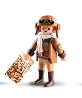 M027 7,5 см Высокое качество оригинального Playmobil для девочек и мальчиков Polly Карманный строительный блок - Цвет: Светло-серый