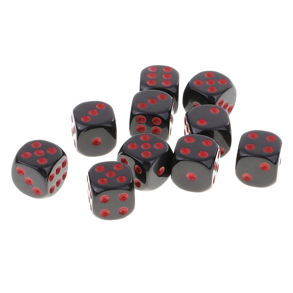 20 Pcs D6 Dice Die Set for Dungeons &Dragons TRPG MTG Board Games Xmas Gifts