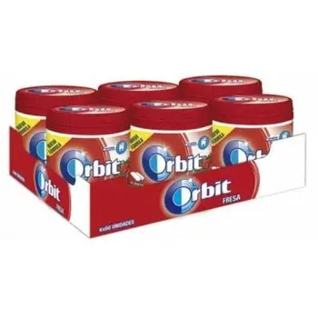 

Orbit Strawberry Sugarfree Chewing Gum 60 pieces - [Pack of 6]