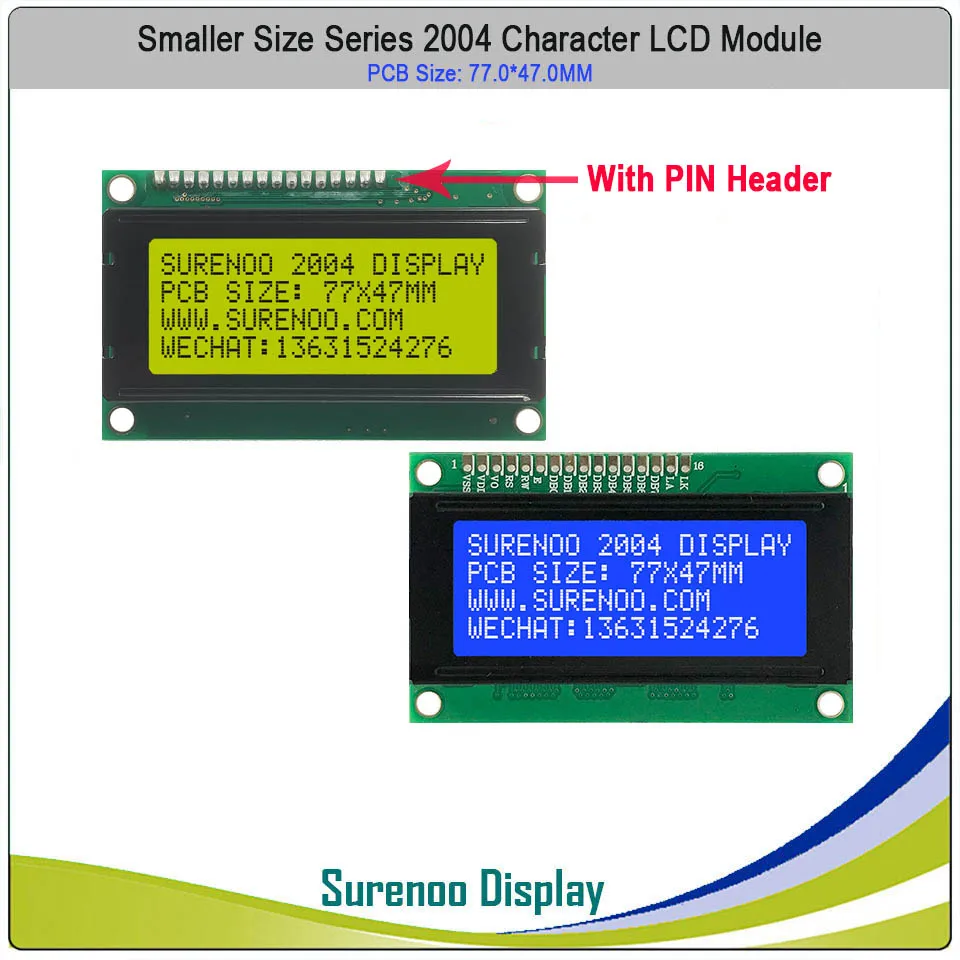 20x4 lcd display dimensions in stock
