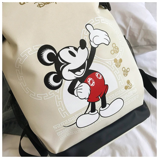 Disney mickey  mouse women men backpack Minnie handbag shoulder bag 5