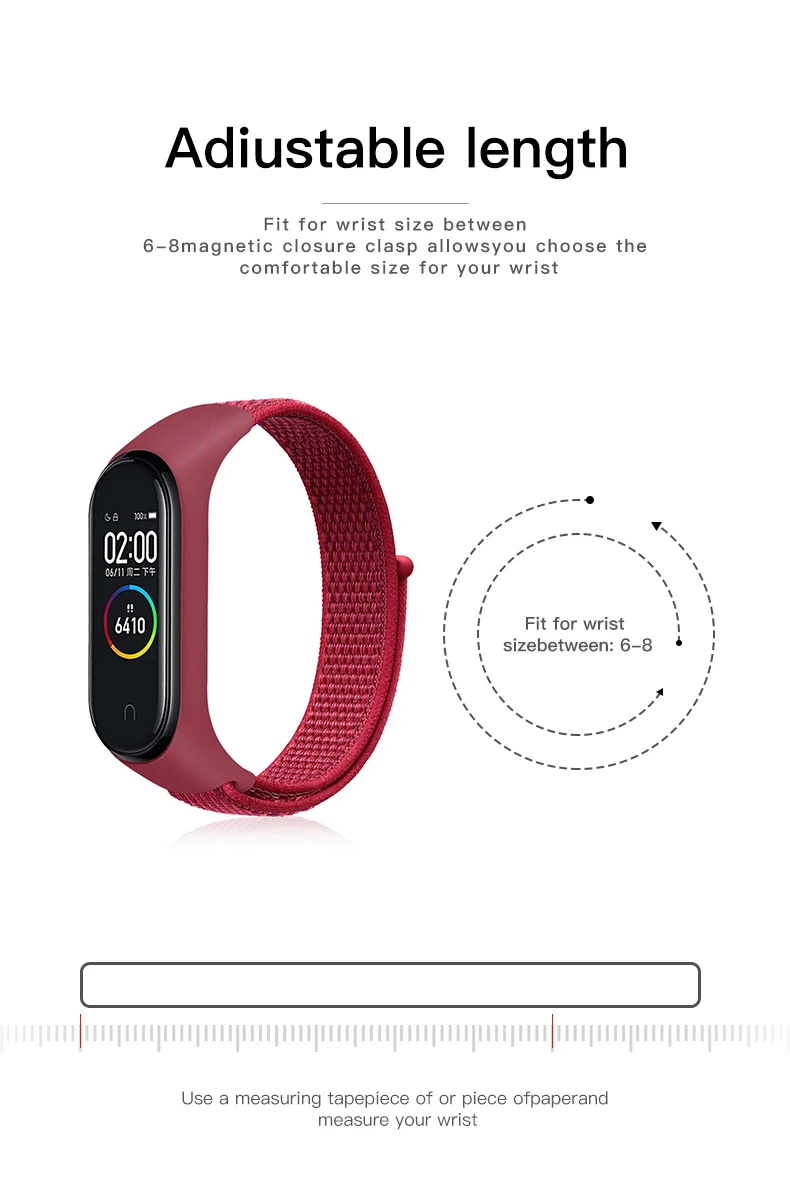 IONCT нейлоновый браслет для mi Группа 4 спортивного стиля с correa pulsera ремень для Xiaomi mi band 3 ремешок mi Группа 4 Global Smart аксессуары